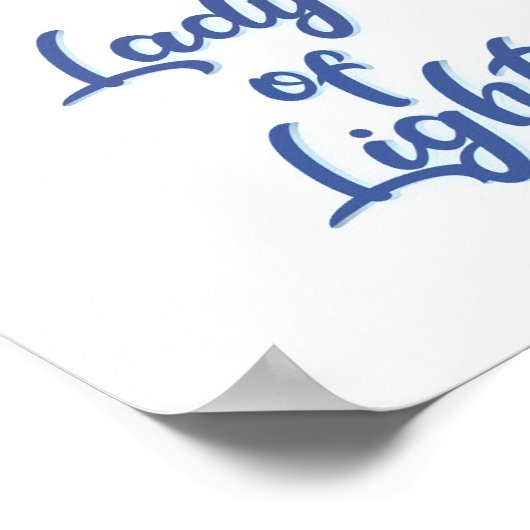 Lady of Light Poster (Ecke)