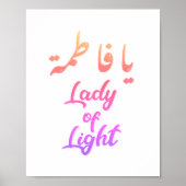 Lady of Light Poster (Vorne)