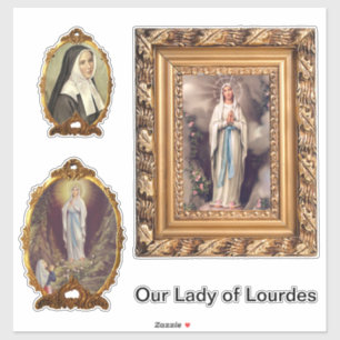 Lady of Lourdes Aufkleber