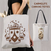 Lady of Mount Carmel mit Schild Wappen Tasche