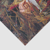 Lady Of Shallot auf dem Boot JW Wasserhaus Kunst Seidenpapier (Detail)