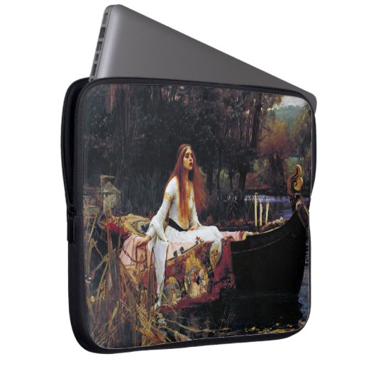Lady Of Shallot auf dem Schiff J.W. Wasserhaus Kun Laptopschutzhülle (Vorne Rechts)