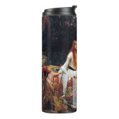 Lady Of Shallot auf JW Art Monogram Thermosbecher (Nach links gedreht)