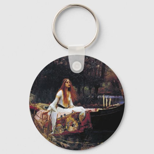 Lady of Shallot Boot JW Wasserhaus Romantische Kun Schlüsselanhänger (Vorderseite)