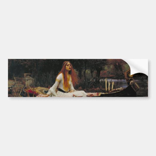 Lady of Shallot John William Waterhouse Autoaufkleber (Vorne)