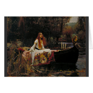 Lady of Shallot Pre-Raphaelite Malerei