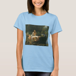 Lady of Shalott auf Boot von John William Waterhou T-Shirt