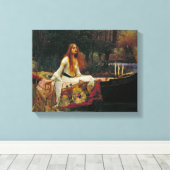 Lady of Shalott auf dem Wasser Leinwanddruck (Insitu (Holzboden))