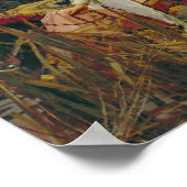 Lady of Shalott auf dem Wasser Poster (Ecke)