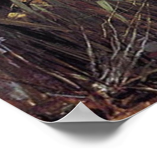 Lady of Shalott Canvas Print Poster (Ecke)