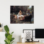Lady of Shalott Canvas Print Poster (Heimbüro)