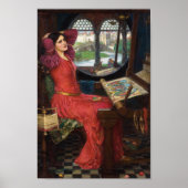 Lady of Shalott | John William Waterhouse Poster (Vorne)