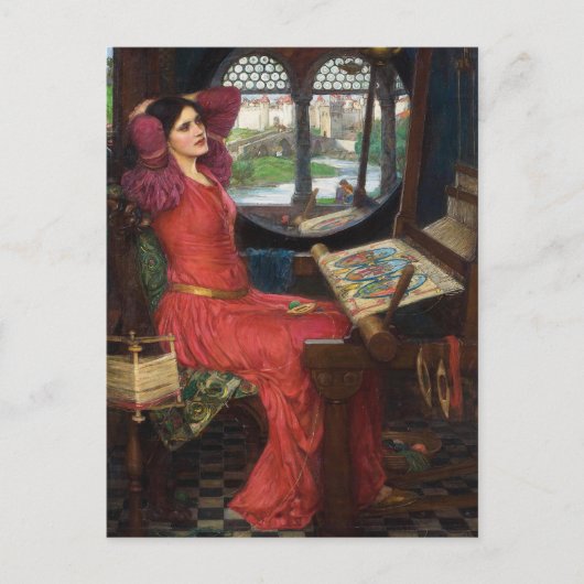 Lady of Shalott | John William Waterhouse Postkarte (Vorderseite)