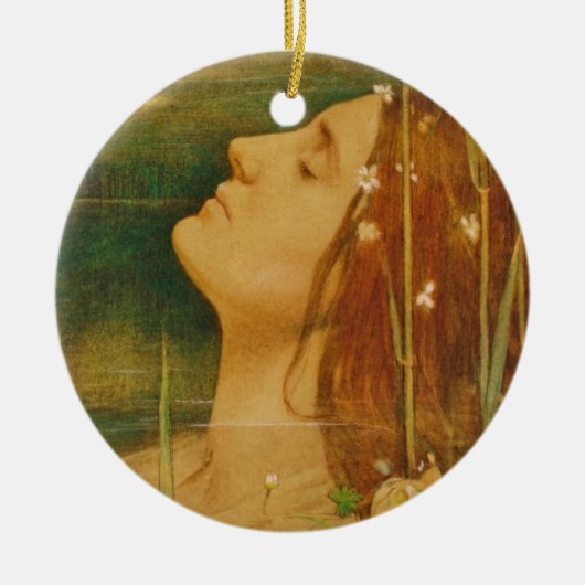 Lady of Shalott Keramikornament (Vorne)