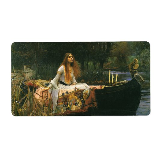 Lady of Shalott On Boat von John William Waterhous (Vorne)