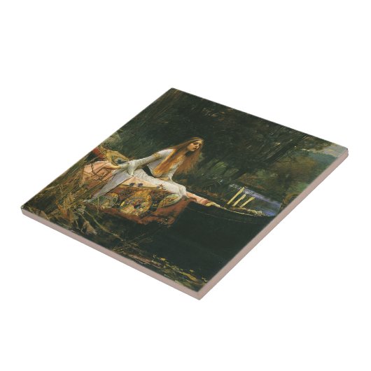 Lady of Shalott On Boat von John William Waterhous Fliese (Seite)