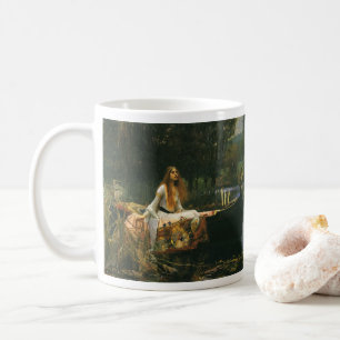 Lady of Shalott On Boat von John William Waterhous Kaffeetasse
