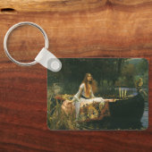 Lady of Shalott On Boat von John William Waterhous Schlüsselanhänger (Rückseite)