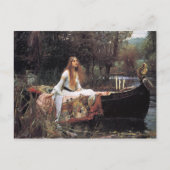 Lady of Shalott Postkarte (Vorderseite)