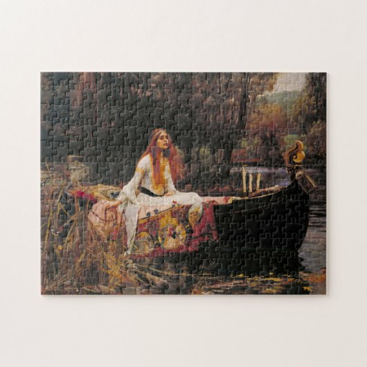 Lady of Shalott von John Waterhouse Puzzle (Horizontal)