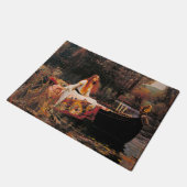 Lady of Shalott Waterhouse Fußmatte (Schrägansicht)
