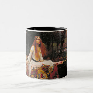 Lady of Shalott Waterhouse Kunst Zweifarbige Tasse