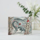 Lady of the Forest Card Postkarte (Stehend Vorderseite)