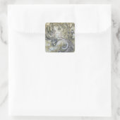 Lady of the Forest Quadratischer Aufkleber (Tasche)