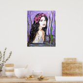 Lady of the Lake Fairy Tale Malerei Poster (Küche)