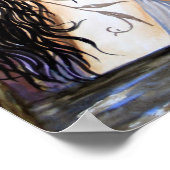 Lady of the Lake Fairy Tale Malerei Poster (Ecke)
