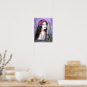 Lady of the Lake Fairy Tale Malerei Poster (Küche)