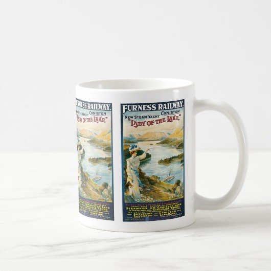 Lady of the Lake ~ Furness Railway Kaffeetasse (Rechts)