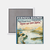 Lady of the Lake ~ Furness Railway Magnet (Vorderseite/Rückseite)