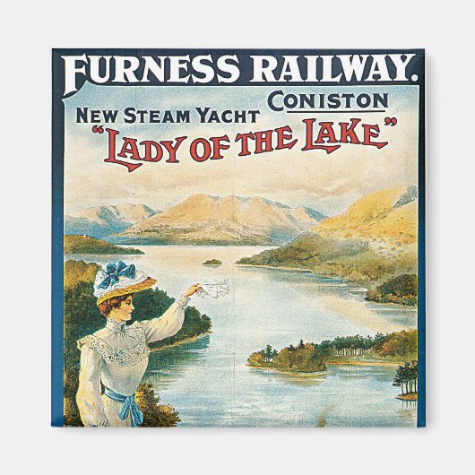 Lady of the Lake ~ Furness Railway Magnet (Vorne)