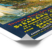 Lady of the Lake ~ Furness Railway Poster (Ecke)