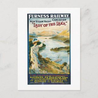 Lady of the Lake ~ Furness Railway Postkarte