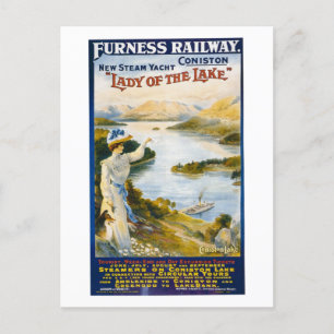 Lady of the Lake, Steam Yacht, Vereinigtes Königre Postkarte