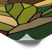 Lady of the Landschaftlich Vista: Festgehaltenes G Poster (Ecke)