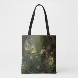 Lady of the Lanterns All-over Print Tasche
