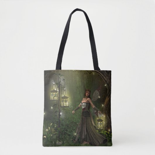 Lady of the Lanterns All-over Print Tasche (Vorderseite)