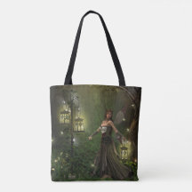Lady of the Lanterns All-over Print Tasche