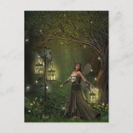 Lady of the Lanterns Postcard Postkarte