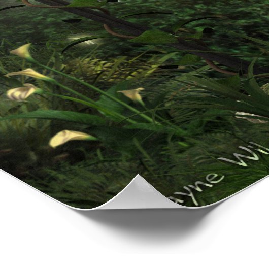 Lady of the Lanterns Print Poster (Ecke)