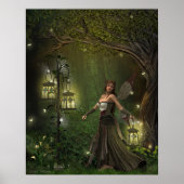Lady of the Lanterns Print Poster (Vorne)