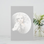 Lady of the Moon Briefpapier (Stehend Vorderseite)