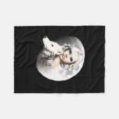 Lady of the Moon Fleecedecke (Vorderseite (Horizontal))