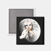 Lady of the Moon Magnet (Vorderseite/Rückseite)