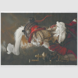 Lady of the Night Alligator Decoupage Seidenpapier