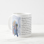 Lady of the Rosary Jungfrau Mary Prayer Coffe Kaffeetasse (Vorderseite Links)