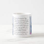 Lady of the Rosary Jungfrau Mary Prayer Coffe Kaffeetasse (Mittel)